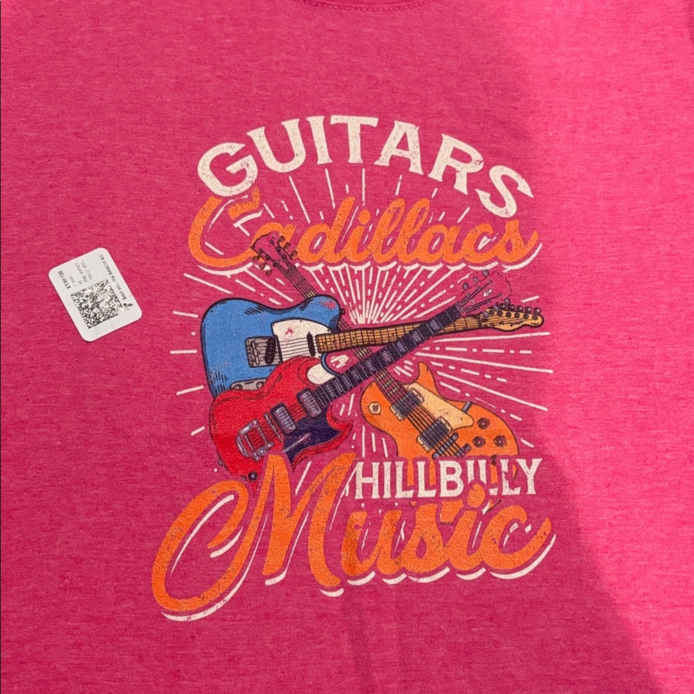 Dwight Yoakam’s “guitars and Cadillacs hillbilly music” tshirt - woman’s small